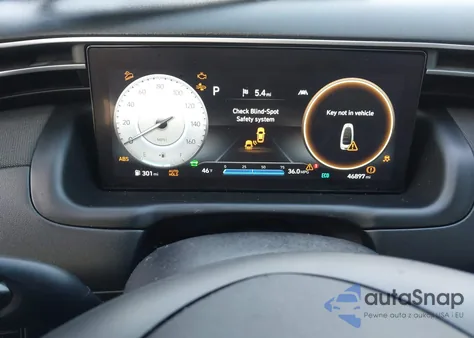 2022 Hyundai Tucson Hybrid Limited z USA, uszkodzony, nr VIN KM8JECA18NU072588